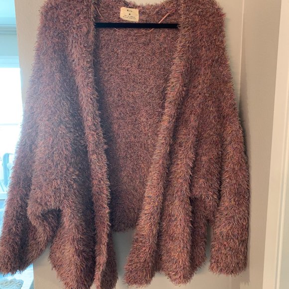 Fluffy multi-color cardigan - Picture 2 of 2